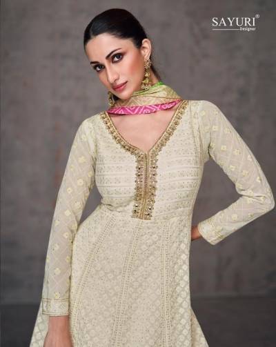 QURBAT BY SAYURI DESIGNER GEORGETTE SALWAR SUIT WHOLESALER IN INDIA